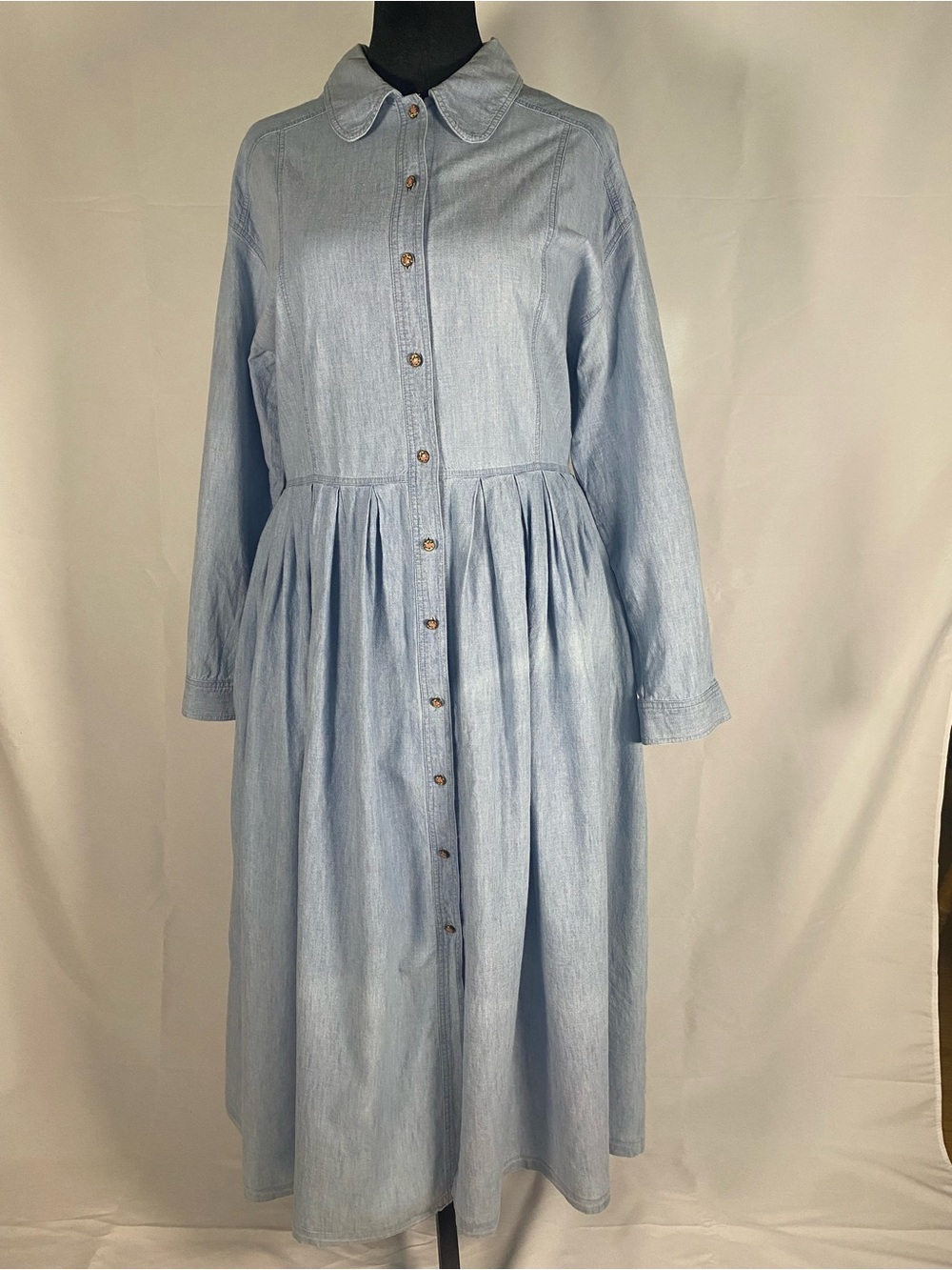 Laura Ashley Light Blue Cotton Shirt